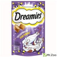 Лакомство Dreamies Молочный коктейль для кошек лакомые подушечки