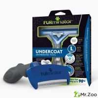 Дешеддер FURminator L98 мм для крупных собак с короткой шерстью синий