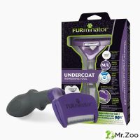Дешеддер FURminator M/L для больших кошек c короткой шерстью фиолетовый