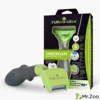Дешеддер FURminator S39 мм для мелких собак с короткой шерстью зеленый