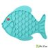 Лизательный коврик Mr.Kranch для медленного поедания силиконовый Рыбка 24,5*19 см голубой Лизательный коврик Mr.Kranch для медленного поедания силиконовый Рыбка 24,5*19 см голубой