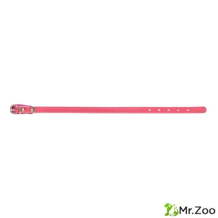 Ошейник Mr.Kranch для собак из натуральной кожи прямой 24-30см розовый