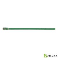 Ошейник Mr.Kranch для собак из натуральной кожи прямой 33-40см зеленый