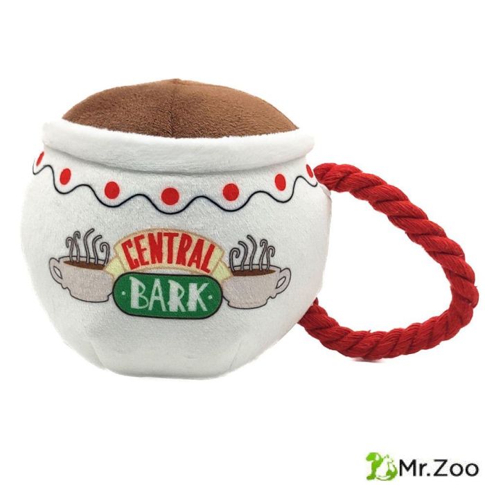 Игрушка Mr.Kranch для собак Кофейная чашечка с пищалкой новогодняя серия