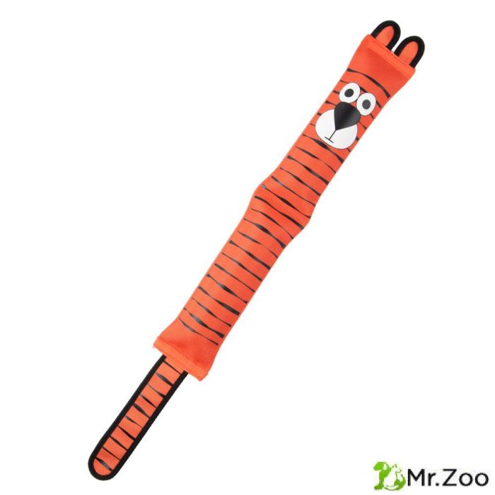 Игрушка Mr.Kranch для собак Тигренок из пожарного шланга 70 см оранжевая