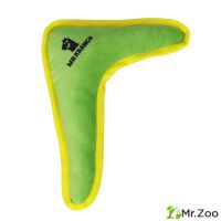 Игрушка Mr.Kranch для собак мелких и средних пород Бумеранг с пищалкой 22х19х4,5см зеленый