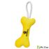 Игрушка Mr.Kranch для собак мелких и средних пород Косточка с канатом 31х9х4см желтая