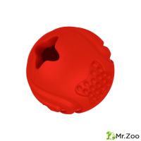 Игрушка Mr.Kranch для собак Мяч 6,5 см красный с ароматом бекона