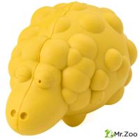 Игрушка Mr.Kranch для собак Овечка с пищалкой 8,5*12 см желтая с ароматом сливок