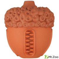 Игрушка Mr.Kranch для собак Орех с пищалкой 8,5*10 см коричневая с ароматом сливок