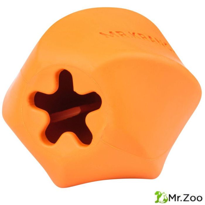 Игрушка Mr.Kranch для собак Твистер 11*11 см оранжевая с ароматом курицы