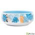 Миска Mr.Kranch для собак и кошек из фарфора Тропики 350мл голубая Миска Mr.Kranch для собак и кошек из фарфора Тропики 350мл голубая