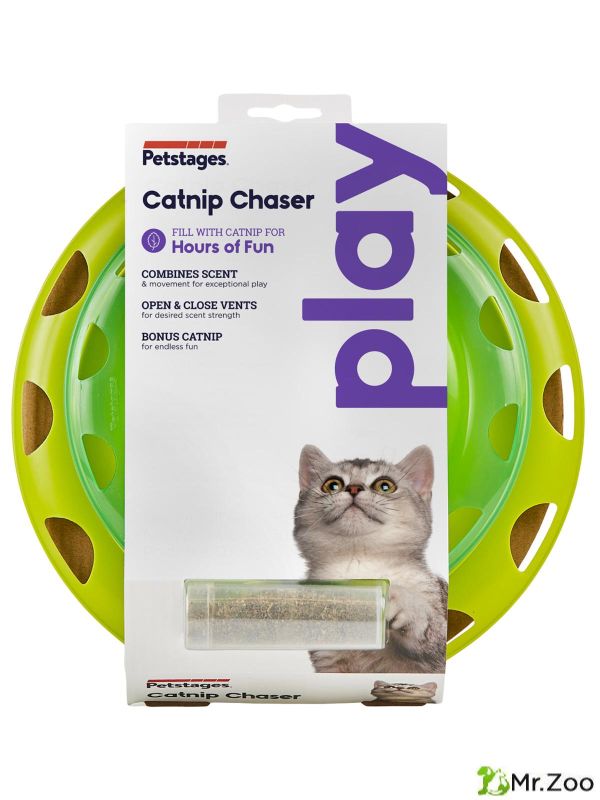 Petstages игрушка для кошек Трек с контейнером для кошачьей мяты