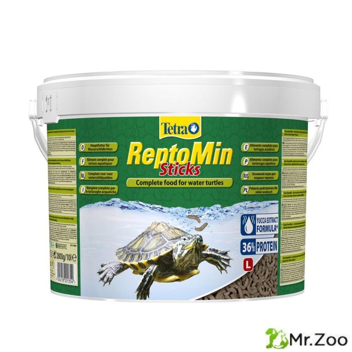 Tetra ReptoMin корм в виде палочек для водных черепах 10 л (ведро)
