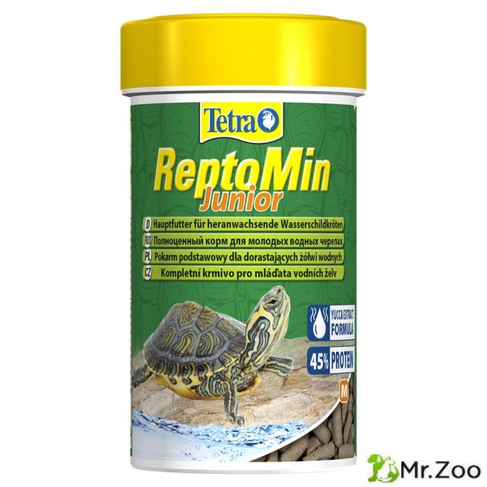 Tetra ReptoMin Junior корм в виде палочек для молодых водных черепах