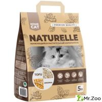 Комкующийся наполнитель HOMECAT NATURELLE Original растительный для кошачьих туалетов 5л