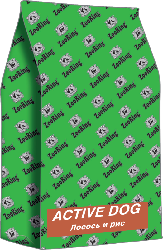 ZooRing Active Dog (Актив Дог)  Лосось  и рис