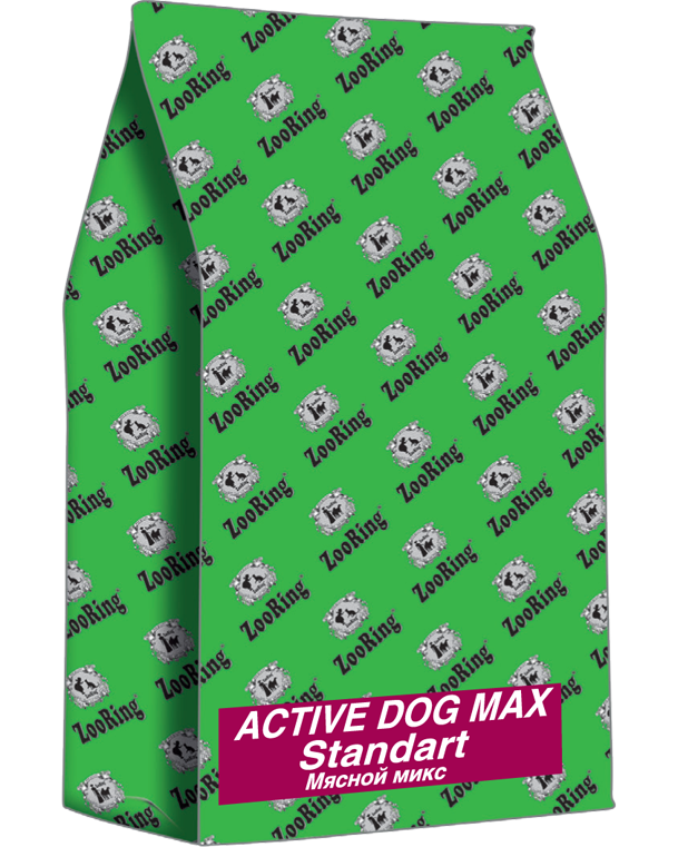 ZooRing Active Dog Max Стандарт Мясной микс 25/13