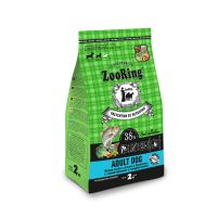 ZooRing dult Dog Белая Рыба с рисом и брокколи с глюкозамином и хондроитином