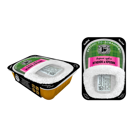 ZooRing корм консервированный для собак Суфле Ягнёнок и кролик