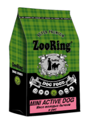 ZooRing Mini Activ Dog Мясо молодых бычков (24/12) с глюкозамином