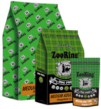 ZooRing Medium Adult Dog Индейка и рис 24/12