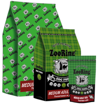 ZooRing Medium Adult Dog Телятина и рис 24/12 