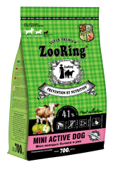 ZooRing MINI ACTIVE DOG Мясо молодых бычков и рис