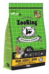 ZooRing MINI ADULT DOG Индейка и рис с грушей с глюкозамином и хондроитином