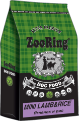 ZooRing Mini Lamb&Rice  Ягненок и рис с пробиотиками (23/10)