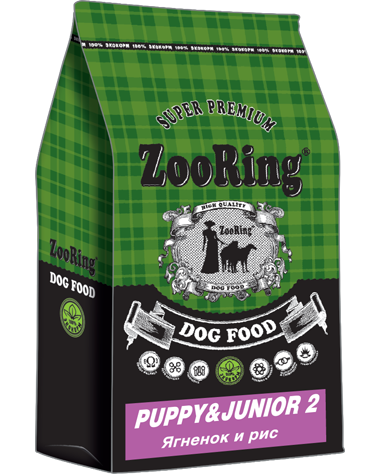 ZooRing PUPPY&JUNIOR 2 Ягненок и рис